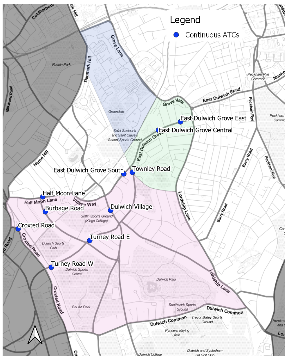Southwark Traffic Data Dashboard Feb 2024 - Surveyed Sites